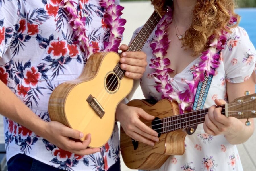 ukulele player