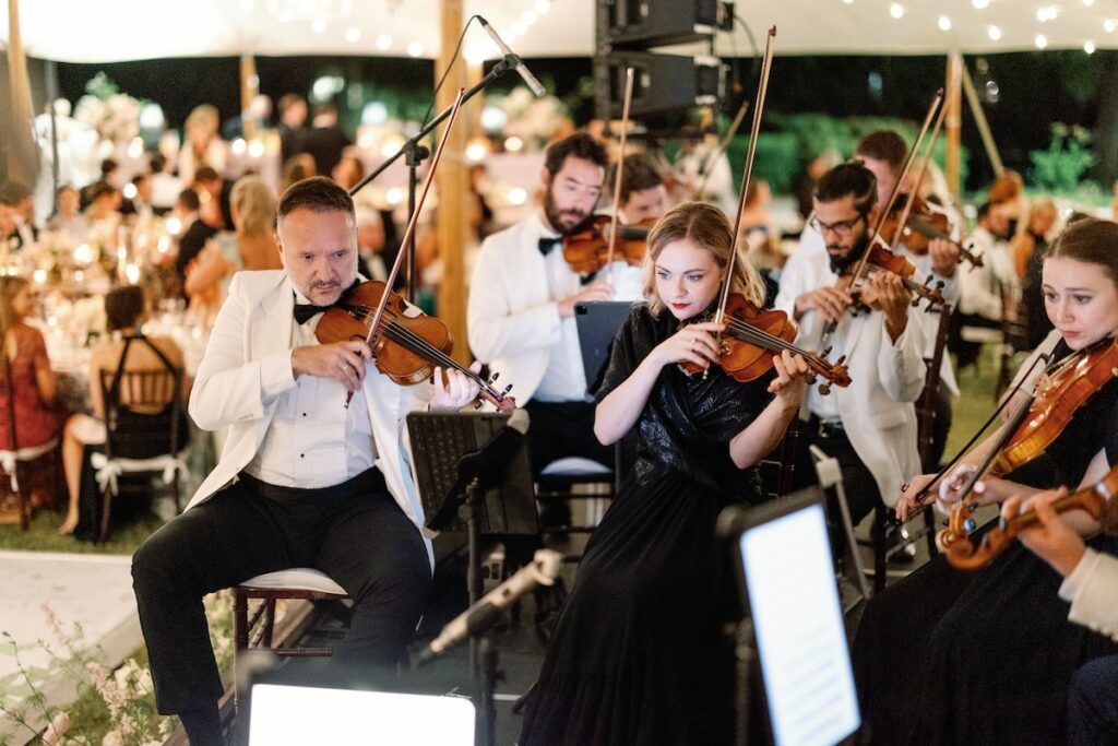 wedding reception orchestra