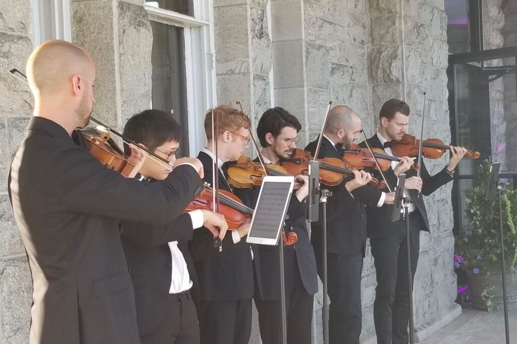 Violin orchestra on Kiawah Island, SC | Charleston Virtuosi