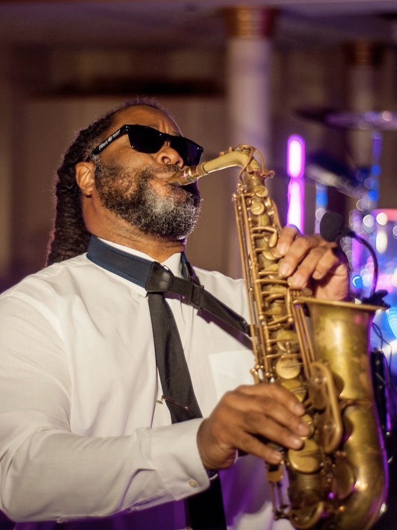 Charleston Virtuosi Wedding Saxophone Player at the American Theater