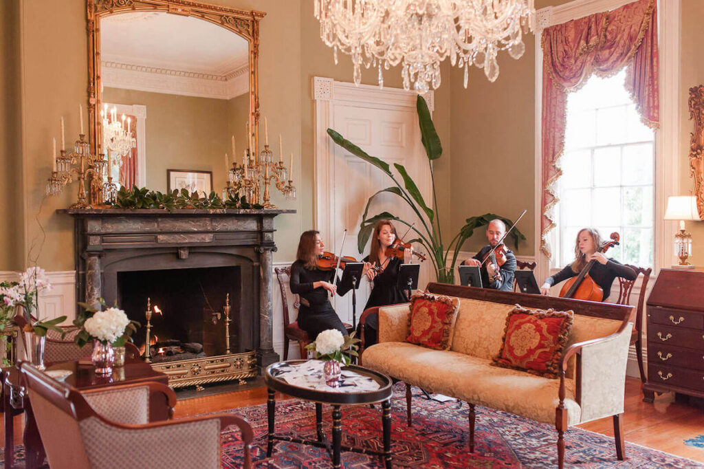 Wedding at Thomas Bennet House | Charleston Virtuosi string quartet