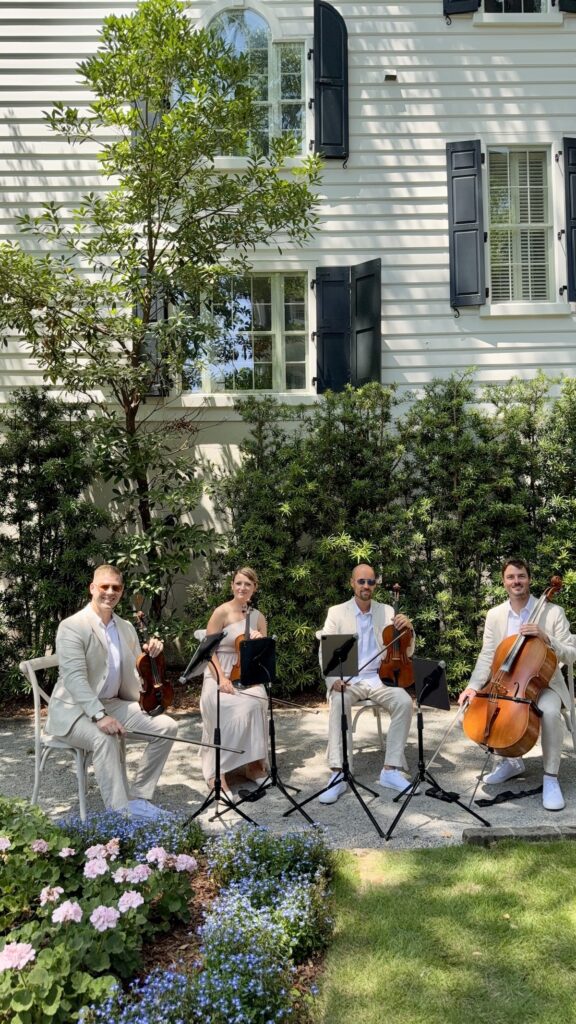 Charleston Virtuosi String Quartet | Savannah, GA & Charleston, SC wedding musicians | violinist, cello player and viola player