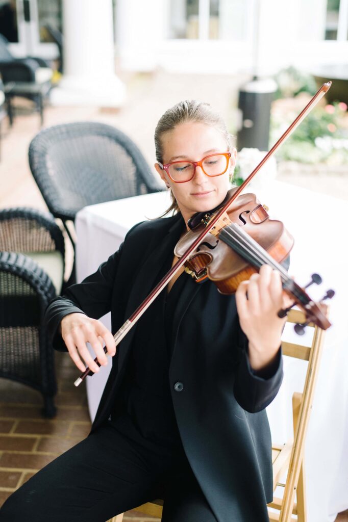 Violinist Chelsea from Charleston Virtuosi Wedding String Quartet | Charleston, SC and Savannah, GA musicians