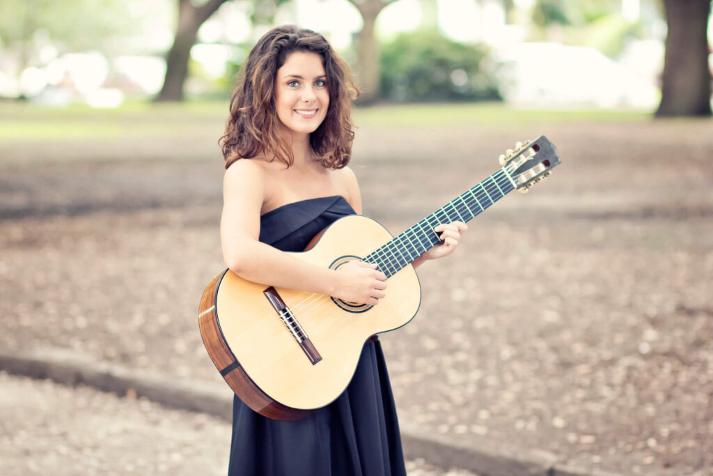 Classical guitarist Grace | Charleston Virtuosi ceremony musicians