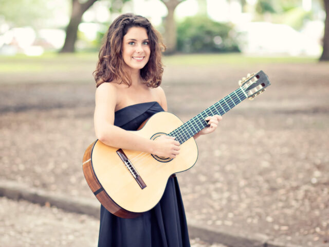 Classical guitarist Grace | Charleston Virtuosi ceremony musicians