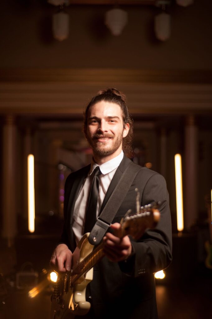 Charleton party Band | guitarist Bryan Motte at American Theater on King Sreet