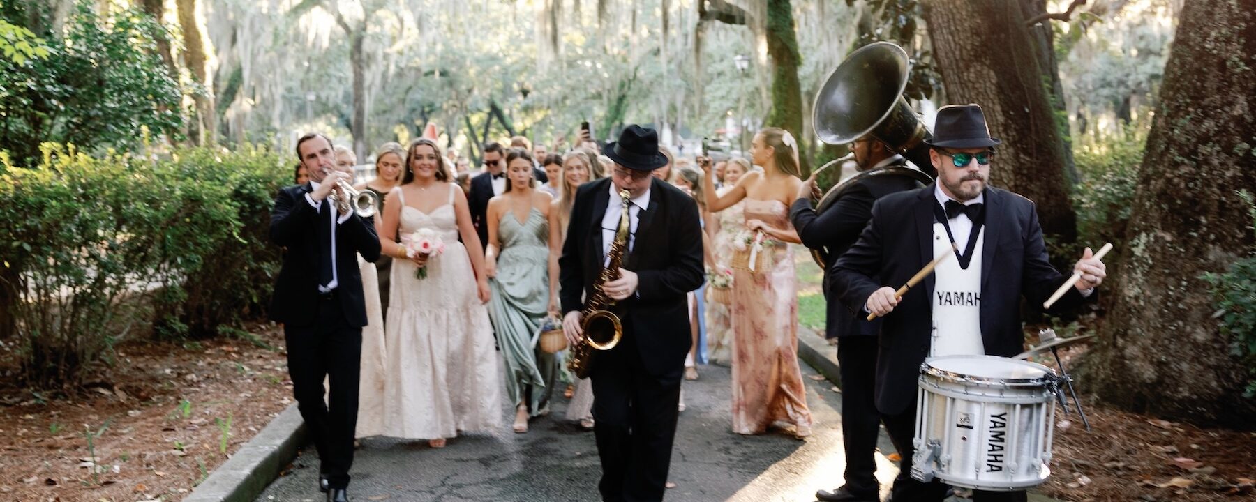 Savannah, GA & Charleston, SC Second Line Parade Band | Saxophone, Trumpet, Trombone, Drummer